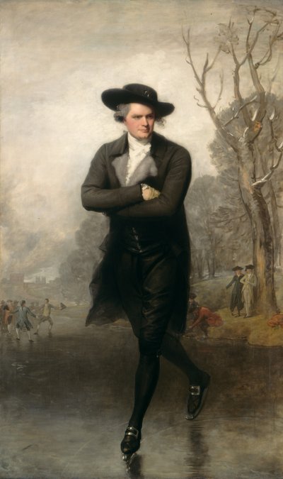Portret łyżwiarza Williama Granta, 1782. autorstwa Gilbert Stuart