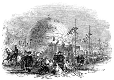 Wielka uroczystość wypróbowania armaty, 1847 autorstwa Giles
