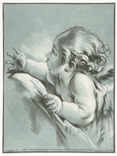 Putto Koperty Miłości autorstwa Gilles Demarteau