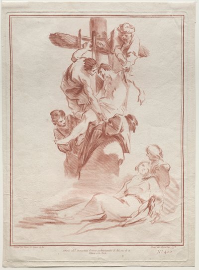 Zdjęcie z krzyża, 1773. autorstwa Gilles Demarteau