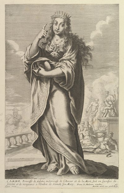 Camme, 1647. Twórcy: Gilles Rousselet, Abraham Bosse. autorstwa Gilles Rousselet and Abraham Bosse
