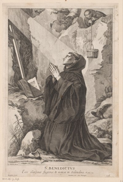 Św. Benedykt autorstwa Gilles Rousselet