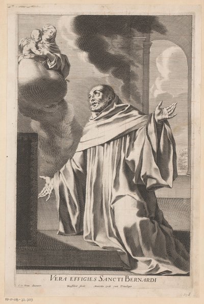 Św. Bernard z Clairvaux autorstwa Gilles Rousselet