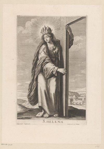 Święta Helena pod krzyżem autorstwa Gilles Rousselet