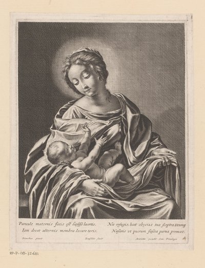 Maryja z dzieckiem autorstwa Gilles Rousselet