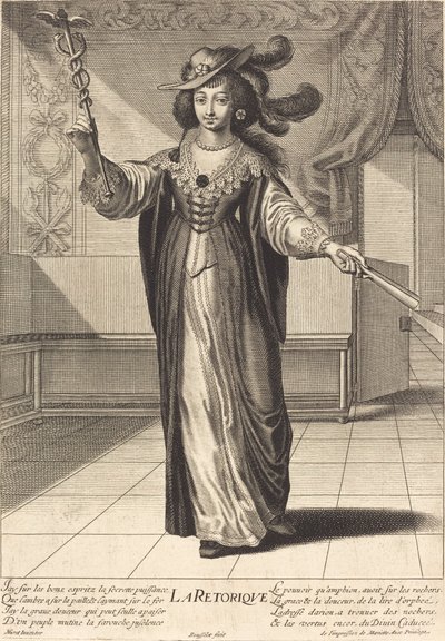 La Rhetorique (retoryka) autorstwa Gilles Rousselet after Grégoire Huret