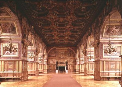 Sala Balowa lub Galeria Henryka II (1519-59) autorstwa Gilles and Delorme Le Breton