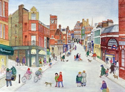 Heath Street, Hampstead autorstwa Gillian Lawson