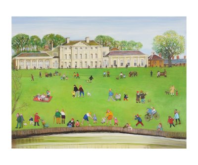 Kenwood, Hampstead, 2011 (olej na płótnie) autorstwa Gillian Lawson