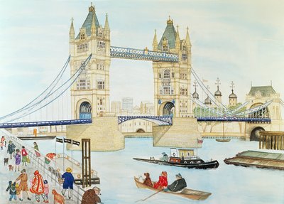 Tower Bridge, Londyn autorstwa Gillian Lawson