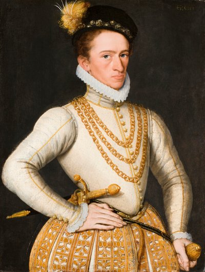 Portret nieznanego szlachcica, 1575. autorstwa Gillis Claeissens