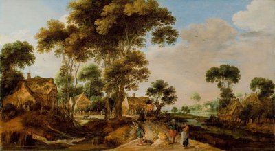 Droga wiejska autorstwa Gillis Claesz de Hondecoeter