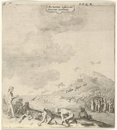 Zmartwychwstanie umarłych autorstwa Gillis van Scheyndel (I)
