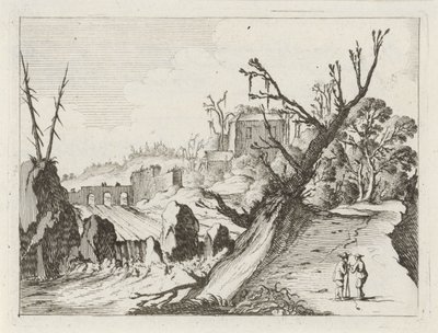 Wodospad Siedem pejzaży (tytuł serii) autorstwa Gillis van Scheyndel (I)