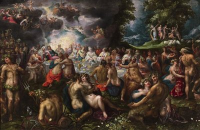 Gillis-van-Valckenborch-THE-MARRIAGE-OF-PELEUS-AND-THETIS autorstwa Gillis van Valckenborch