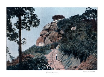 Kolej zębata Corcovado, Rio de Janeiro, Brazylia, XIX w. autorstwa Gillot