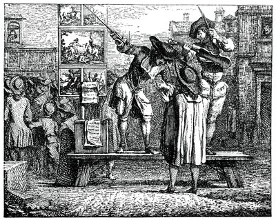 Parada Jarmarku, 1885. autorstwa Gillot
