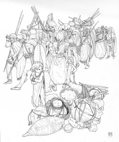 Barbarzyńca: Markomanowie (germańska konfederacja plemienna Markomanów) autorstwa Giorgio Albertini