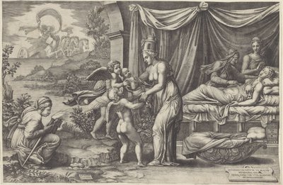Alegoria Narodzenia autorstwa Giorgio Ghisi