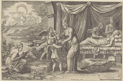 Alegoria Narodzenia autorstwa Giorgio Ghisi