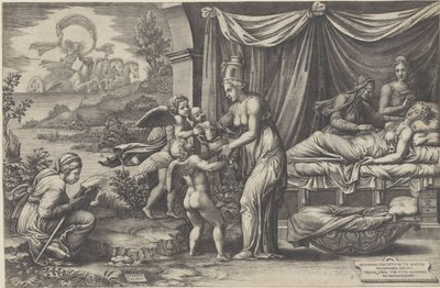 Alegoria Narodzenia autorstwa Giorgio Ghisi