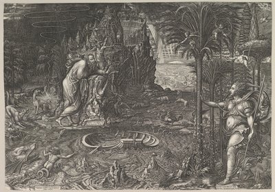 Alegoria życia, 1561. autorstwa Giorgio Ghisi