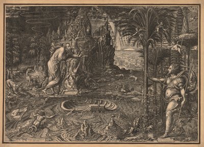 Alegoria życia, 1561. autorstwa Giorgio Ghisi