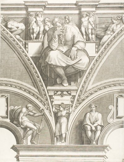 Prorok Jeremiasz autorstwa Giorgio Ghisi