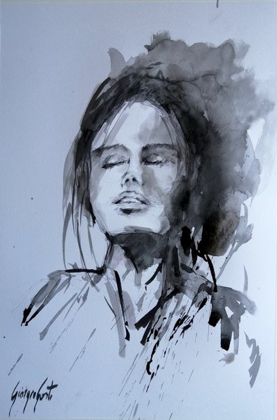 Portret spokojnej kobiety autorstwa Giorgio Gosti