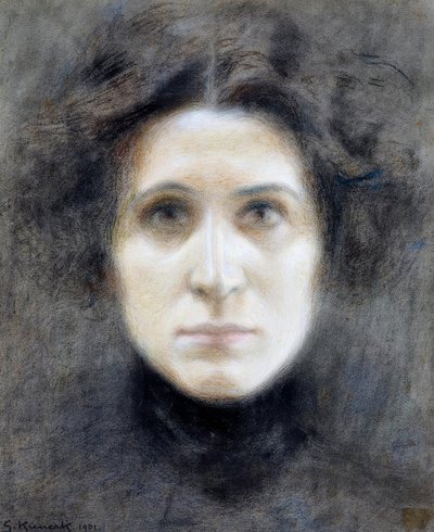 Portret Irmy Gramatica autorstwa Giorgio Kienerk