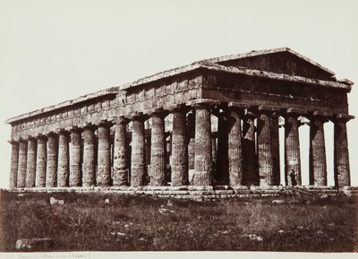 Świątynia Neptuna w Paestum autorstwa Giorgio Sommer