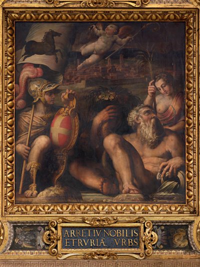 Alegoria Arezzo autorstwa Giorgio Vasari