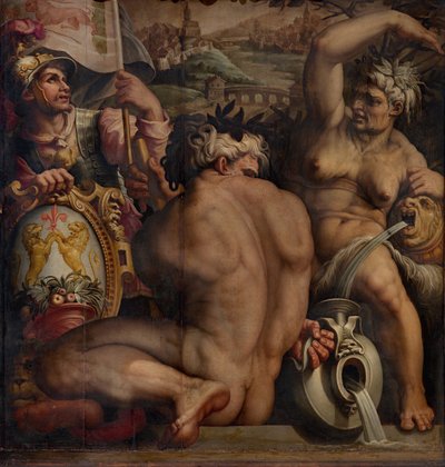 Alegoria Casentino, 1563-1565 autorstwa Giorgio Vasari