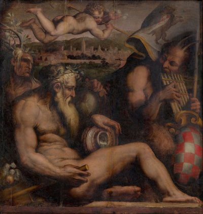 Alegoria Pistoi, 1563-1565 autorstwa Giorgio Vasari