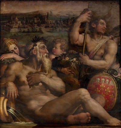 Alegoria Prato, 1563-1565 autorstwa Giorgio Vasari
