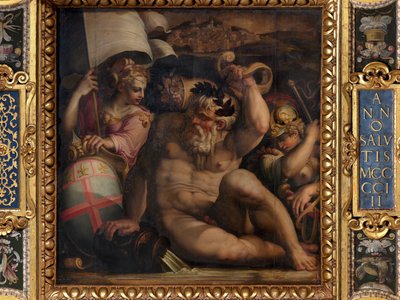 Alegoria Romagna autorstwa Giorgio Vasari