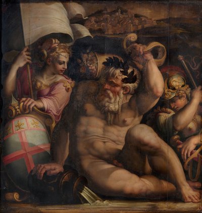 Alegoria Romagna, 1563-1565 autorstwa Giorgio Vasari