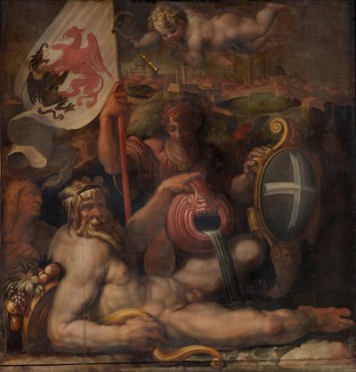 Alegoria Volterry, 1563-1565 autorstwa Giorgio Vasari