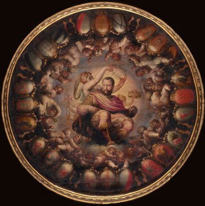 Apoteoza Kosima I de Medici, 1563-1565 autorstwa Giorgio Vasari