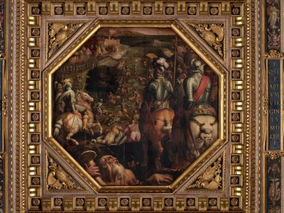 Bitwa pod Marciano w Val di Chiana autorstwa Giorgio Vasari