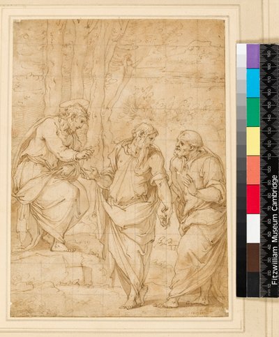 Chrystus nazywa Piotra swoim następcą, 1500-1599 autorstwa Giorgio Vasari