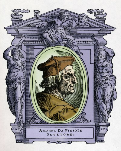 Portret ANDREI DA FIESOLE (Andrea Ferrucci autorstwa Giorgio Vasari