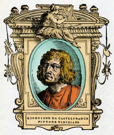 Portret Giorgione (Giorgio Zorzi autorstwa Giorgio Vasari