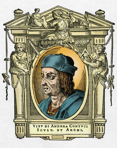 Portret Jacopo Sansovino autorstwa Giorgio Vasari