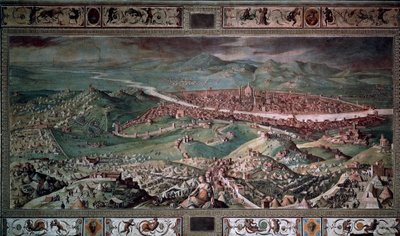 Oblężenie Florencji autorstwa Giorgio Vasari