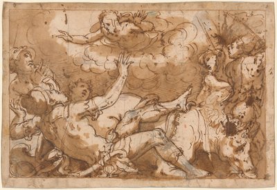 Nawrócenie św. Pawła autorstwa Giorgio Vasari