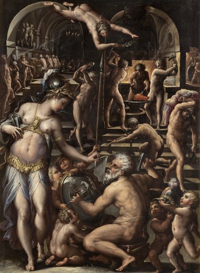 Piec wulkanu, 1563-1565 autorstwa Giorgio Vasari