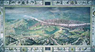 Oblężenie Florencji autorstwa Giorgio Vasari