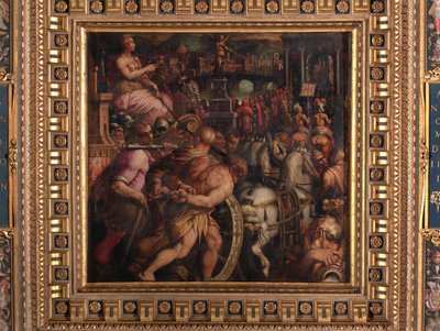 Triumf po zwycięstwie na Pizie autorstwa Giorgio Vasari