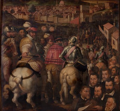 Triumf wojny przeciwko Sienie, 1563-1565 autorstwa Giorgio Vasari